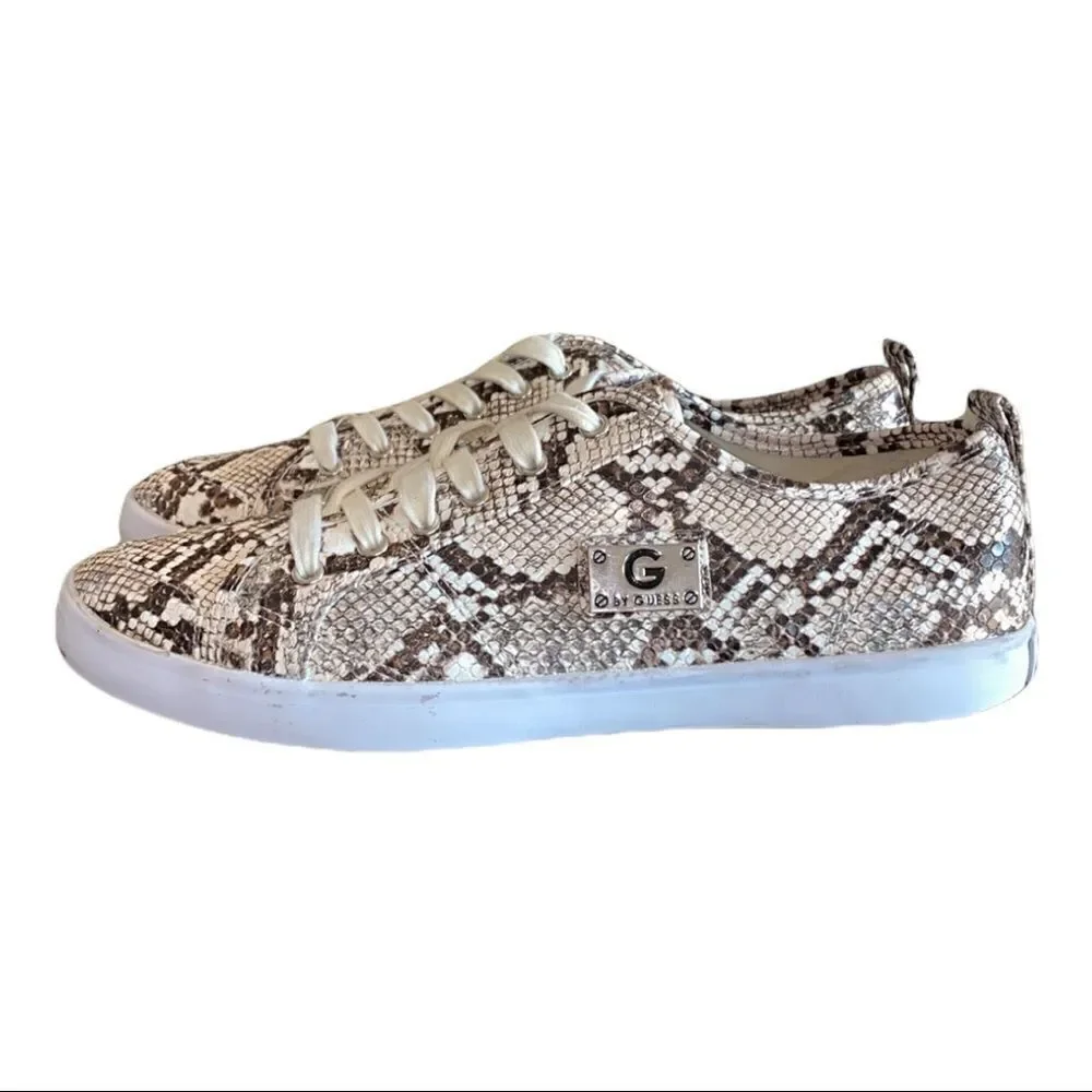 G by Guess Faux Python Women’s Sneakers Size 10M